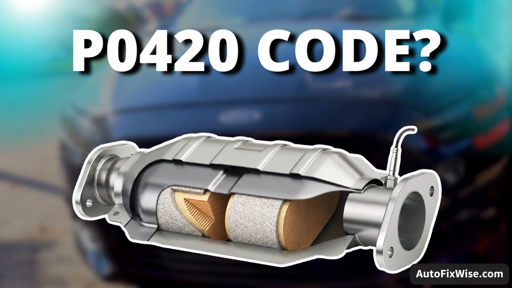 P0420 code catalytic converter efficiency problem
